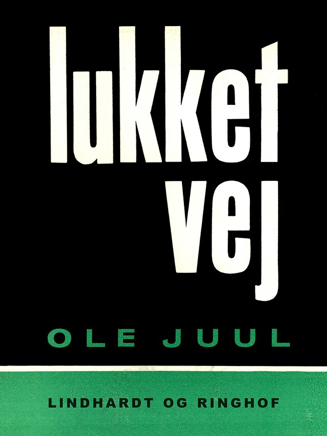 Copertina del libro per Lukket vej