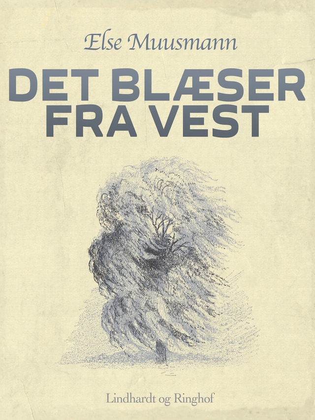 Book cover for Det blæser fra vest