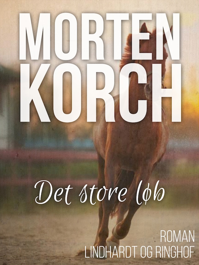 Book cover for Det store løb