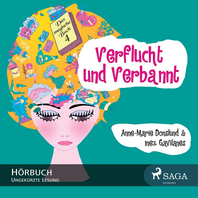 Book cover for Das magische Buch, 4: Verflucht und Verbannt