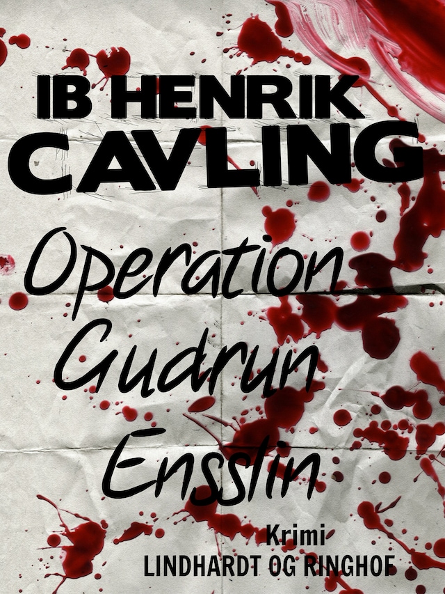 Couverture de livre pour Operation Gudrun Ensslin