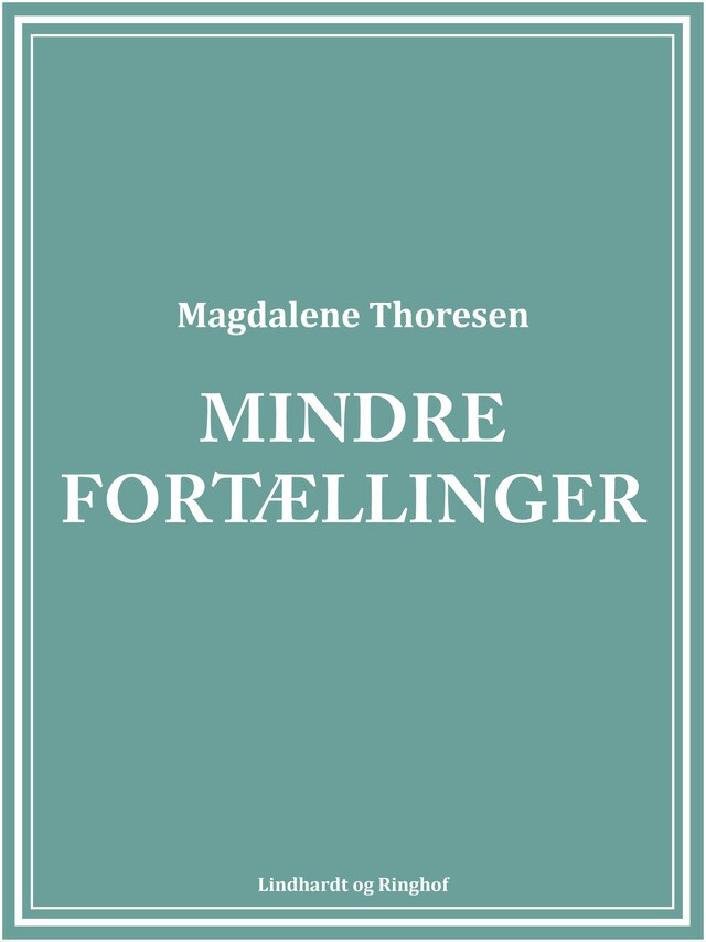 Bogomslag for Mindre fortællinger