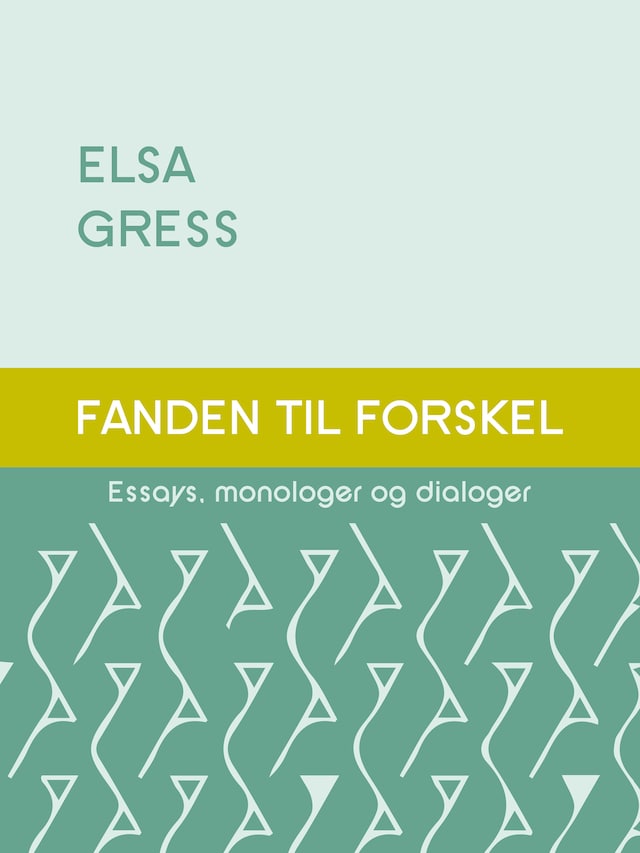 Okładka książki dla Fanden til forskel - Essays, monologer og dialoger