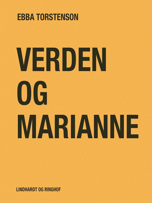 Book cover for Verden og Marianne
