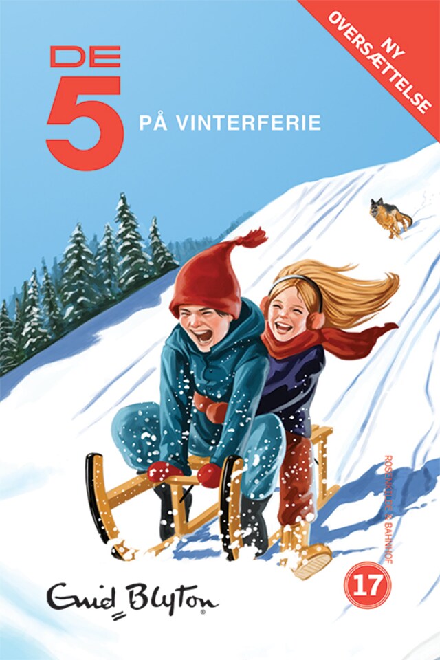Buchcover für De 5 på vinterferie