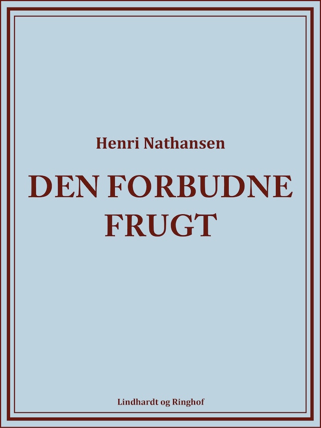 Couverture de livre pour Den forbudne frugt
