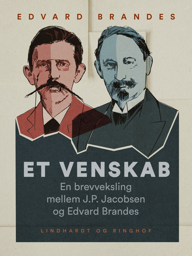 Bogomslag for Et venskab. En brevveksling mellem J.P. Jacobsen og Edvard Brandes