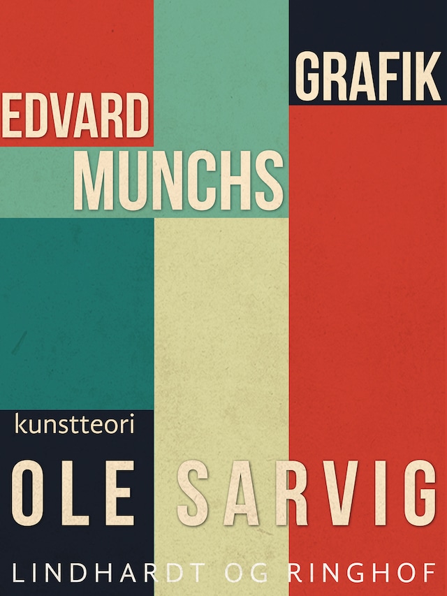 Book cover for Edvard Munchs grafik