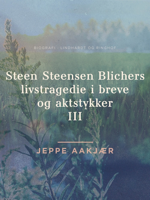 Portada de libro para Steen Steensen Blichers livstragedie i breve og aktstykker 3