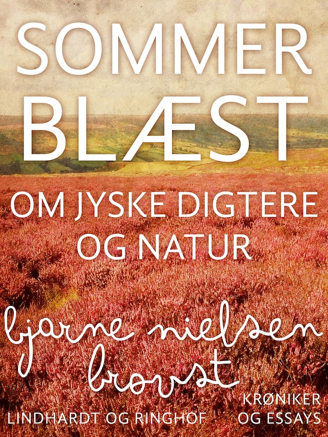 Bogomslag for Sommerblæst. Om jyske digtere og natur