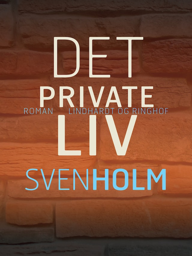Book cover for Det private liv