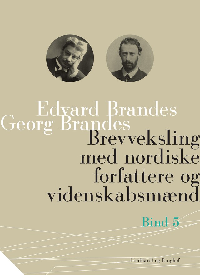 Okładka książki dla Brevveksling med nordiske forfattere og videnskabsmænd (bind 5)