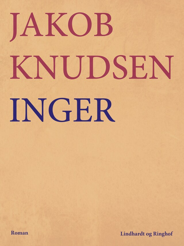 Okładka książki dla Inger