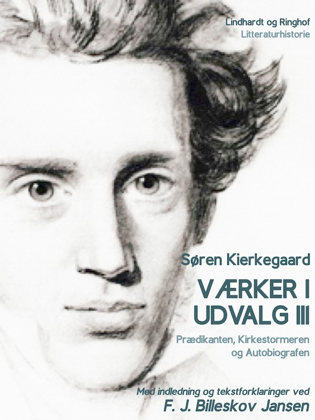 Okładka książki dla Værker i udvalg 3 - Prædikanten, Kirkestormeren og Autobiografen