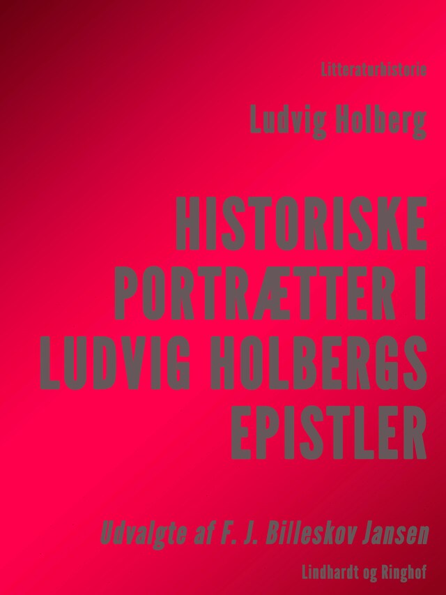 Bogomslag for Historiske Portrætter i Ludvig Holbergs Epistler