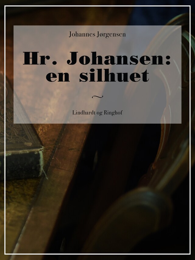 Bogomslag for Hr. Johansen: en silhuet