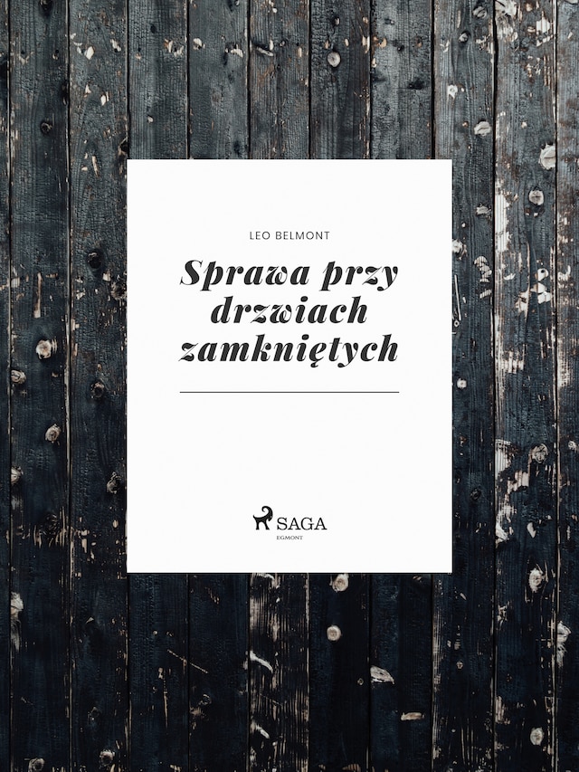 Book cover for Sprawa przy drzwiach zamkniętych