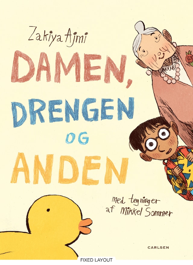 Bogomslag for Damen, drengen og anden