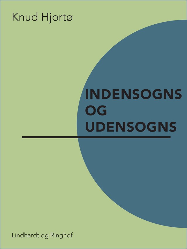 Bogomslag for Indensogns og udensogns