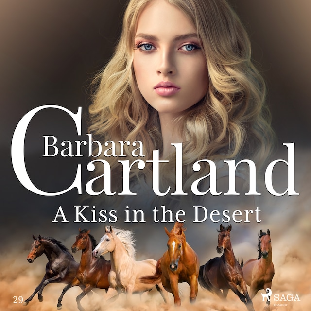 Bokomslag for A Kiss in the Desert (Barbara Cartland’s Pink Collection 29)