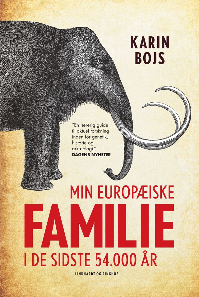 Copertina del libro per Min europæiske familie i de sidste 54.000 år