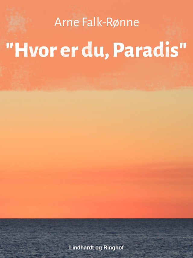 Book cover for "Hvor er du, Paradis"