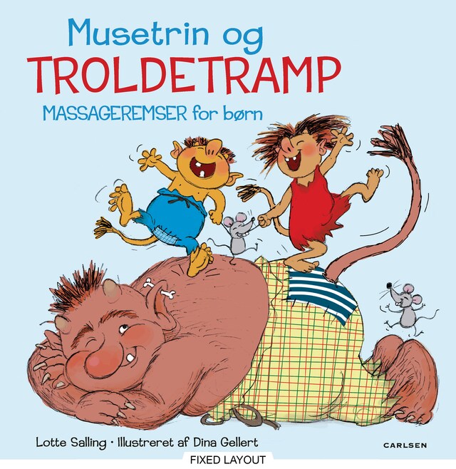 Bogomslag for Musetrin & troldetramp - Massageremser for børn