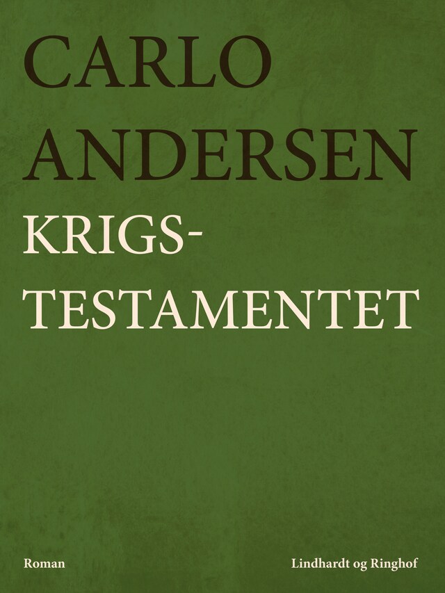 Book cover for Krigstestamentet
