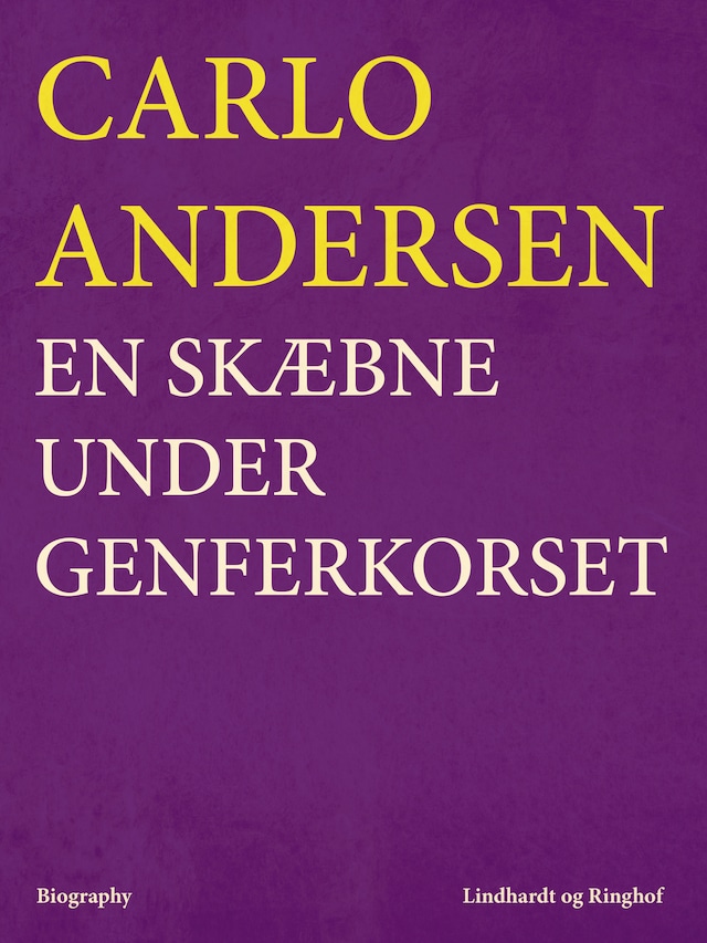Book cover for En skæbne under Genferkorset