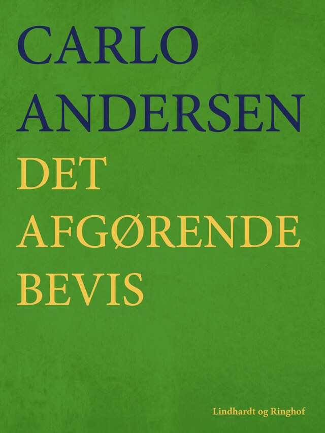 Bogomslag for Det afgørende Bevis