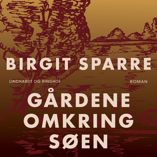 Okładka książki dla Gårdene omkring søen
