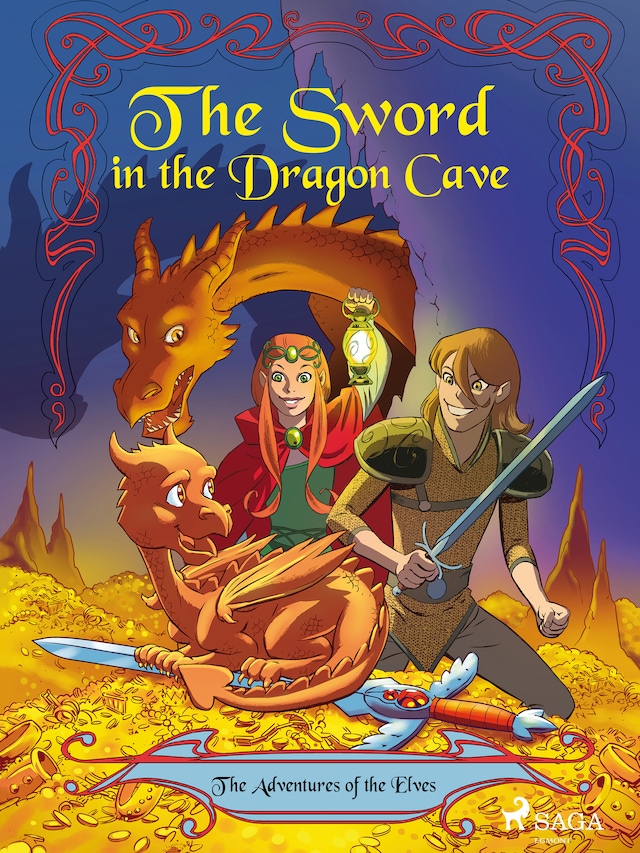 Kirjankansi teokselle The Adventures of the Elves 3: The Sword in the Dragon s Cave