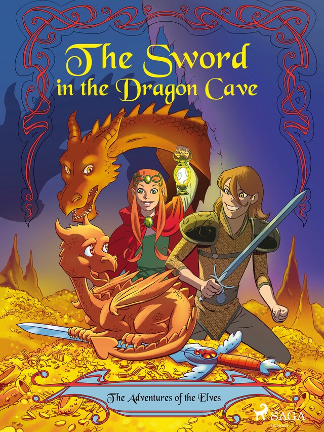 Book cover for The Adventures of the Elves 3: The Sword in the Dragon s Cave