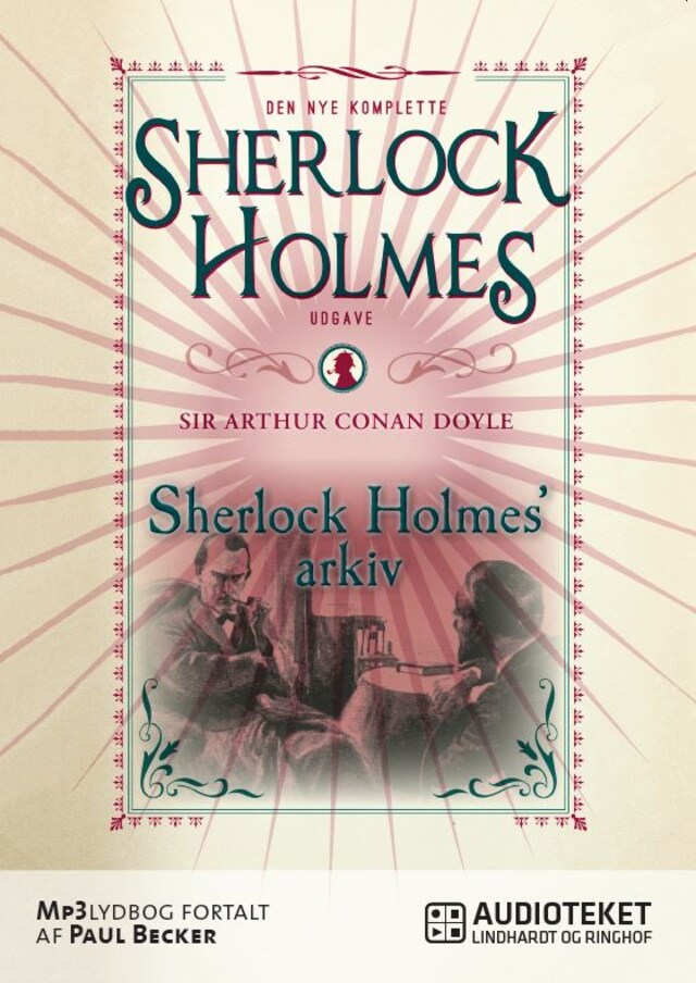 Book cover for Sherlock Holmes' arkiv