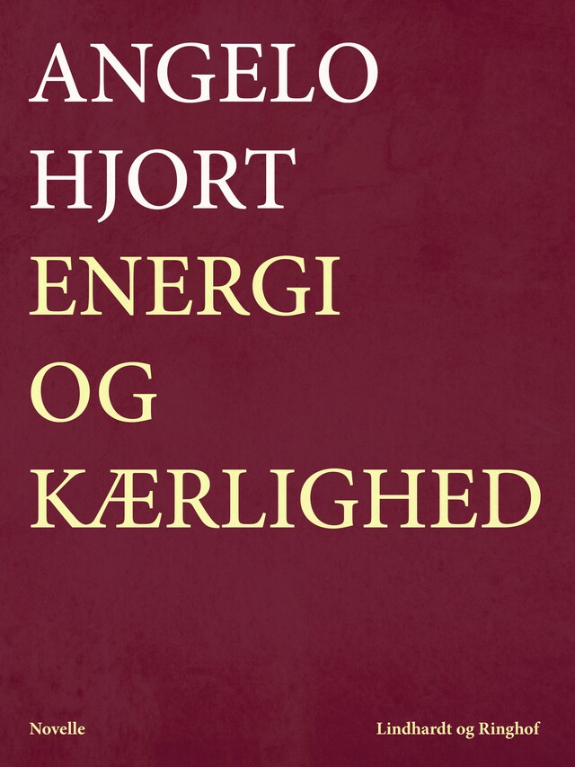 Bogomslag for Energi og kærlighed