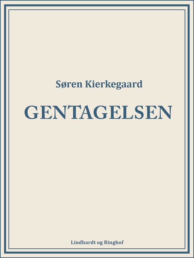 Bogomslag for Gentagelsen