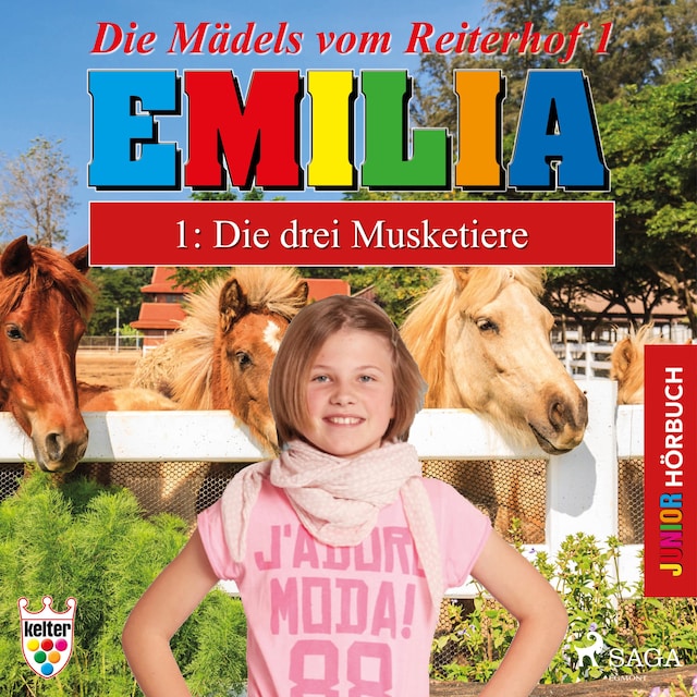 Boekomslag van Emilia - Die Mädels vom Reiterhof, 1: Die drei Musketiere (Ungekürzt)