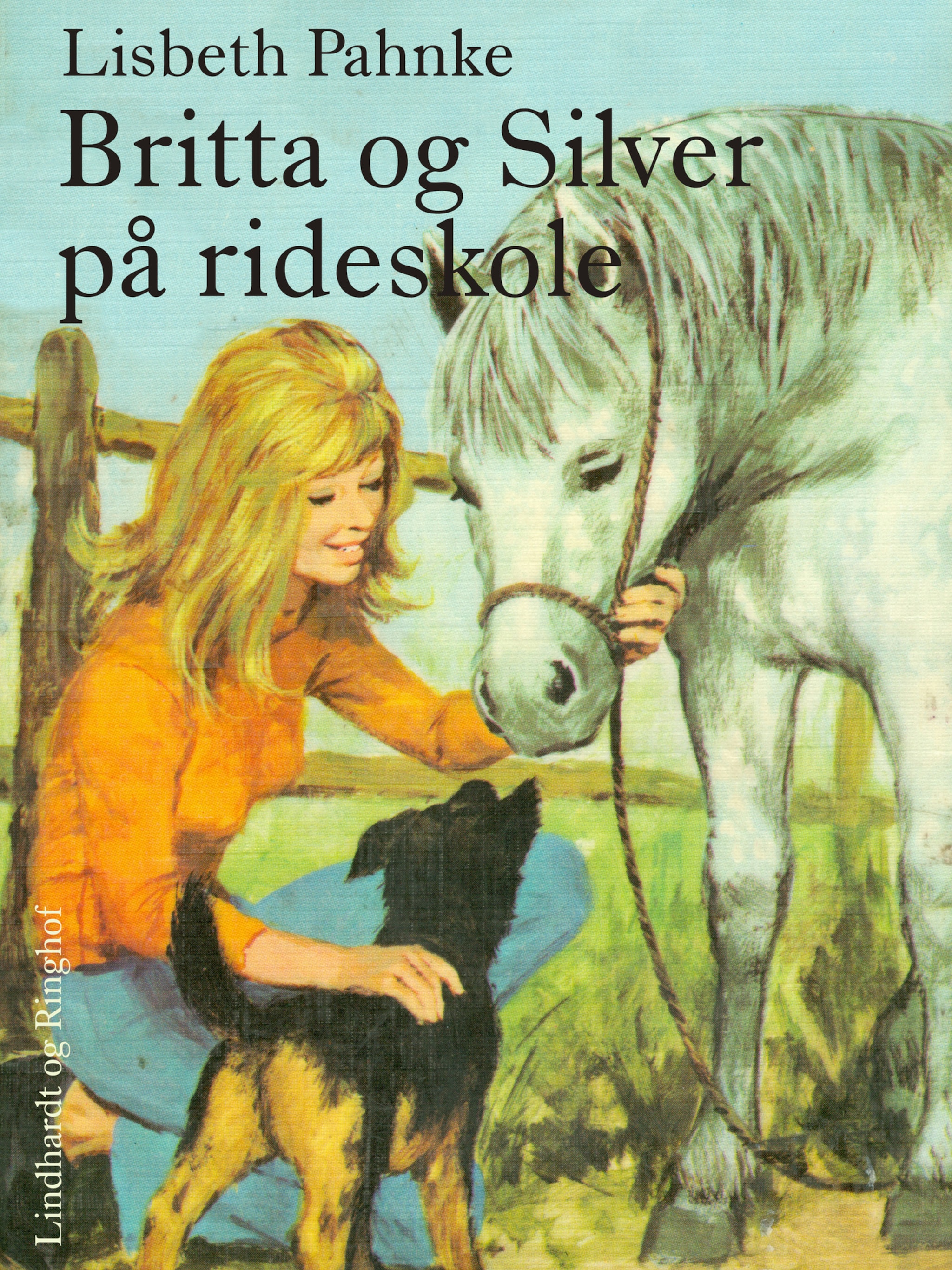 Britta och Silver på ridskolan
