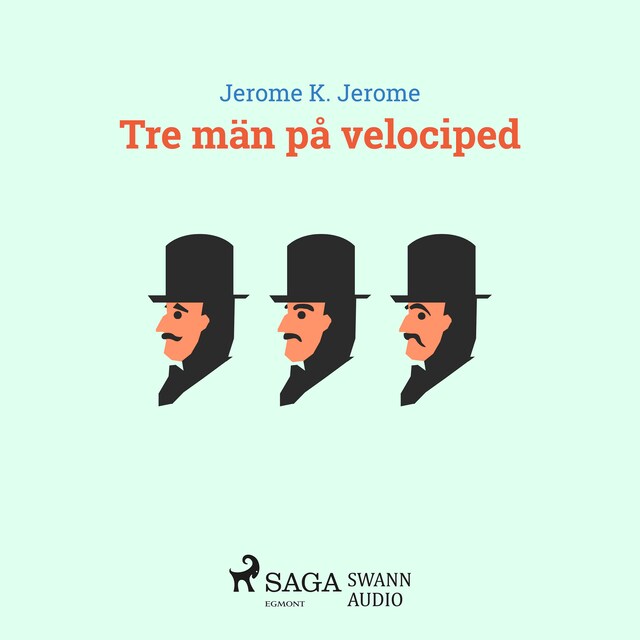 Book cover for Tre män på velociped