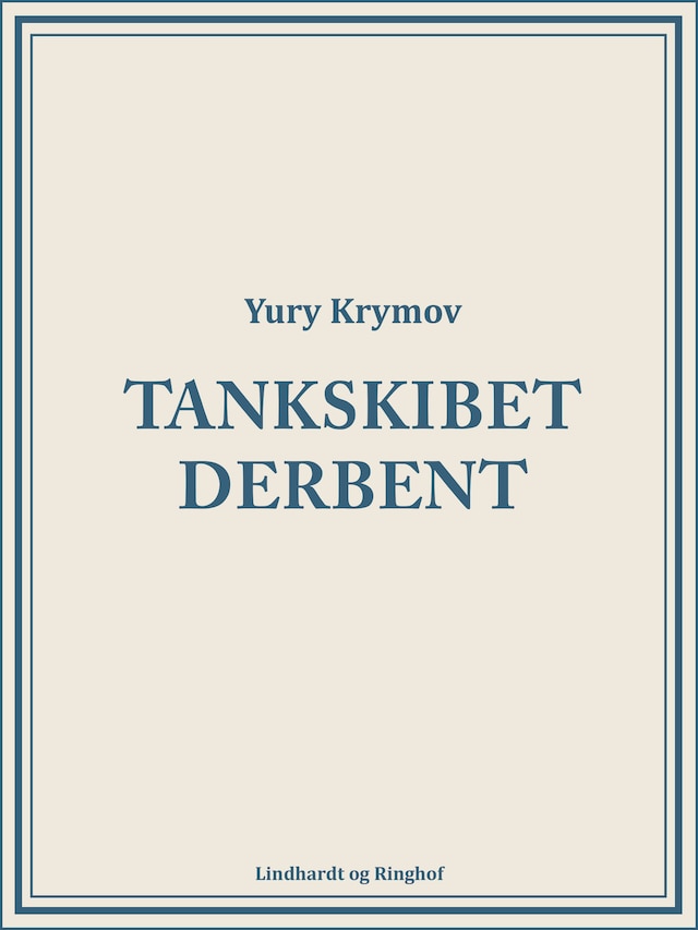 Boekomslag van Tankskibet Derbent