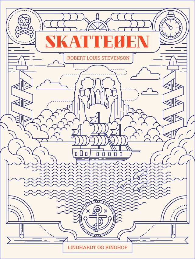 Book cover for Kaptajn Flints arv eller Skatteøen