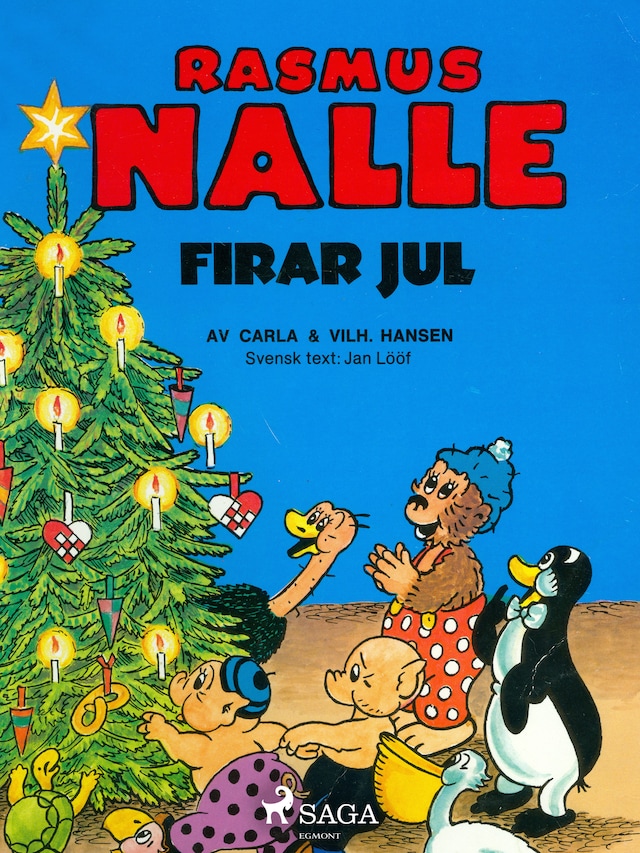 Book cover for Rasmus Nalle firar jul