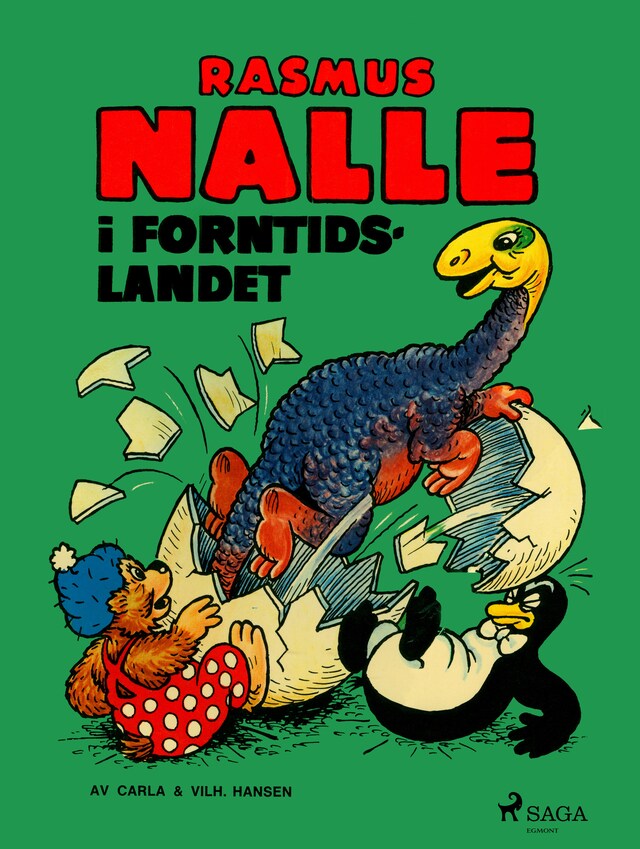 Boekomslag van Rasmus Nalle i forntidslandet