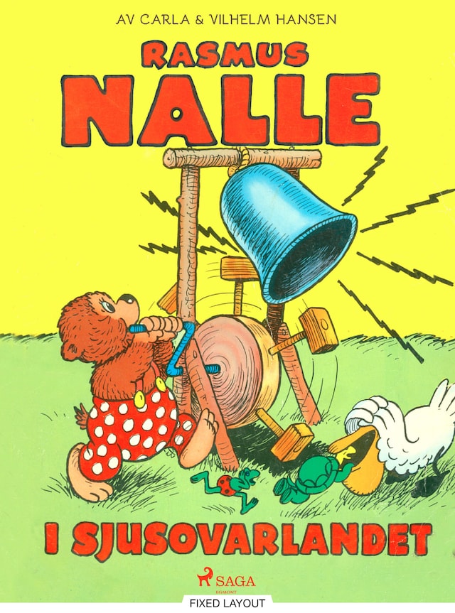 Okładka książki dla Rasmus Nalle i sjusovarlandet