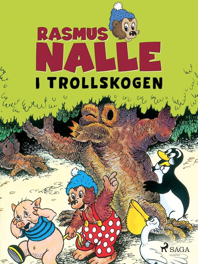 Boekomslag van Rasmus Nalle i trollskogen