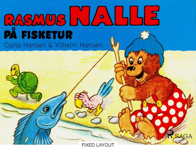 Boekomslag van Rasmus Nalle på fisketur