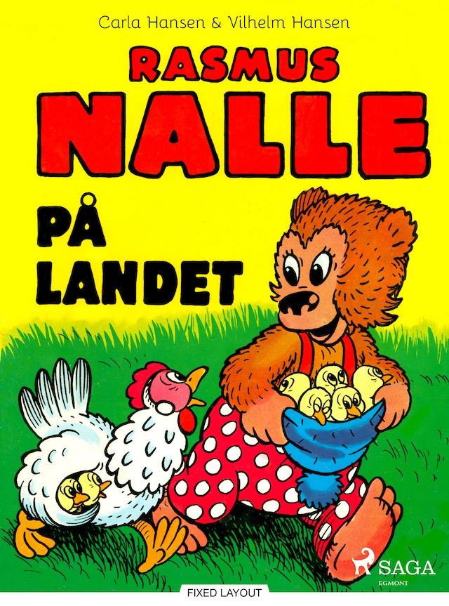 Boekomslag van Rasmus Nalle på landet