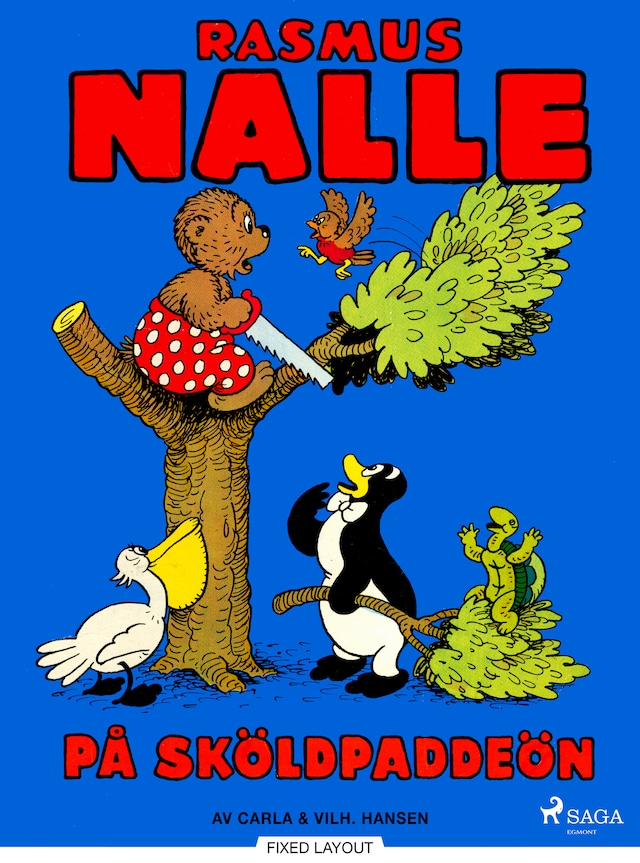 Portada de libro para Rasmus Nalle på Sköldpaddeön