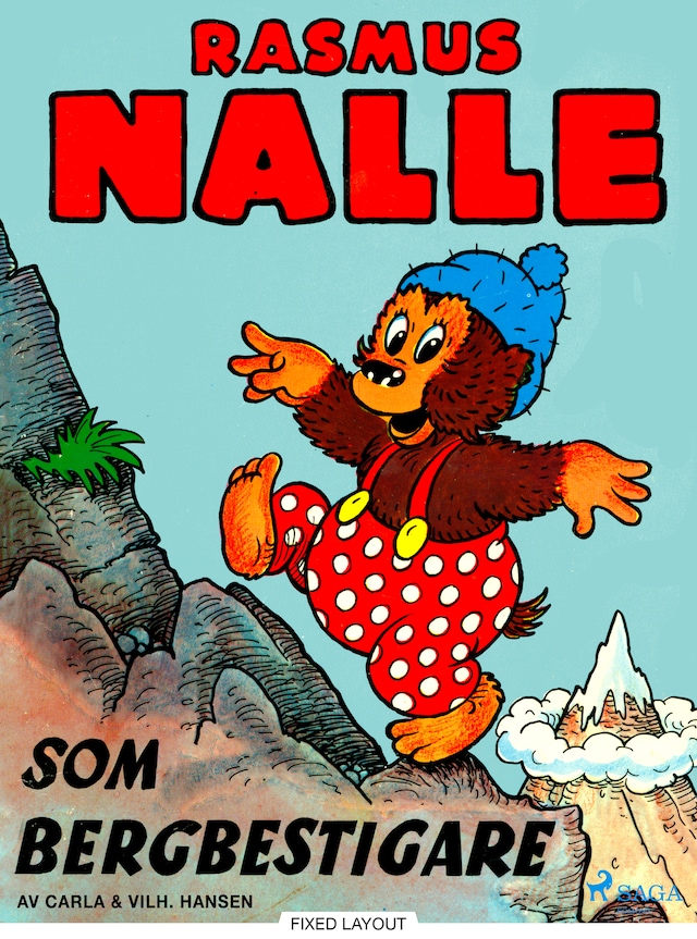 Book cover for Rasmus Nalle som bergsbestigare