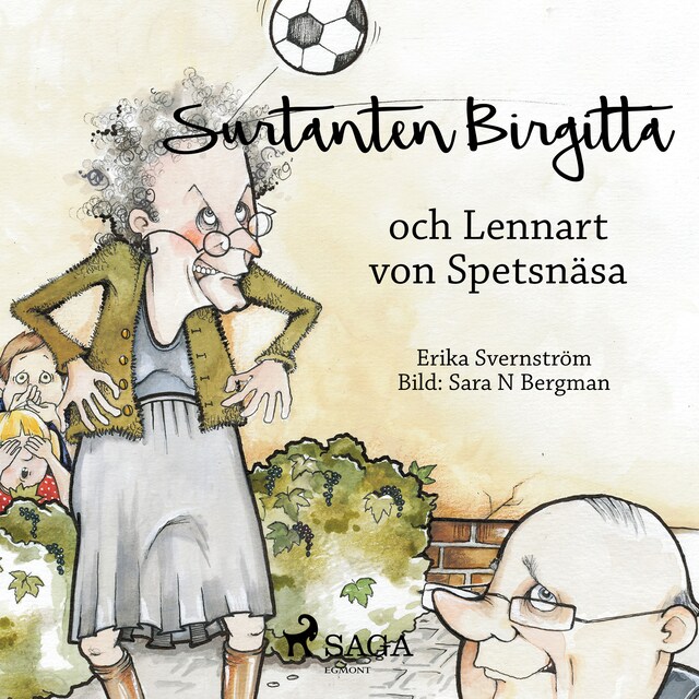 Kirjankansi teokselle Surtanten Birgitta och Lennart von Spetsnäsa